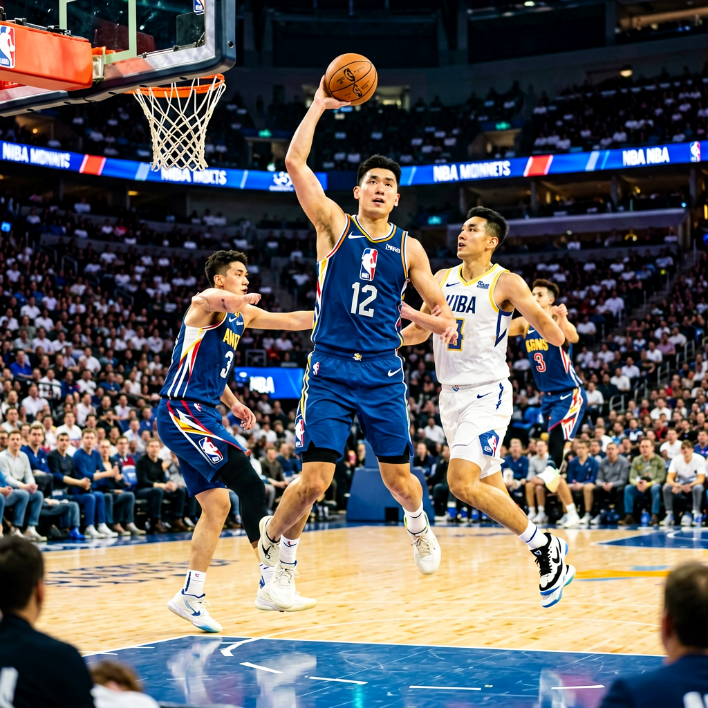 NBA篮球比赛精彩瞬间